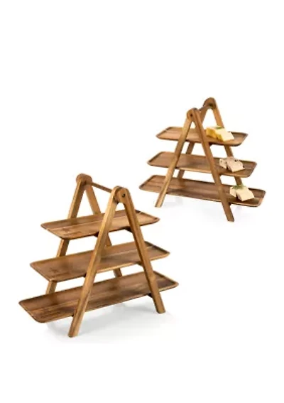 NFL Dallas Cowboys Serving Ladder - 3 Tiered Serving Station