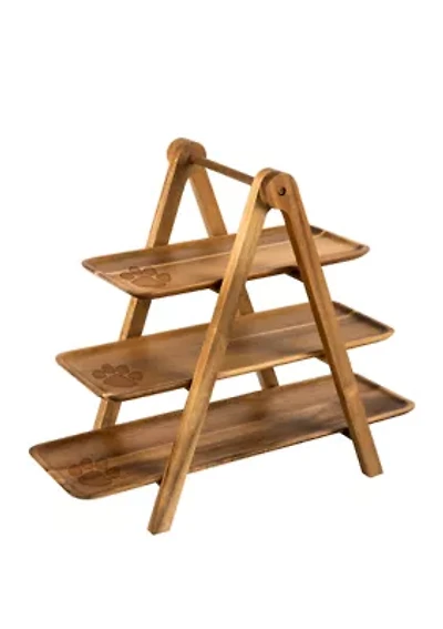 NCAA Clemson Tigers Serving Ladder - 3 Tiered Serving Station