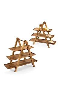  NCAA Kentucky Wildcats Serving Ladder 3 Tiered Serving Station