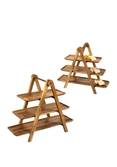 NCAA Tennessee Volunteers Serving Ladder - 3 Tiered Serving Station