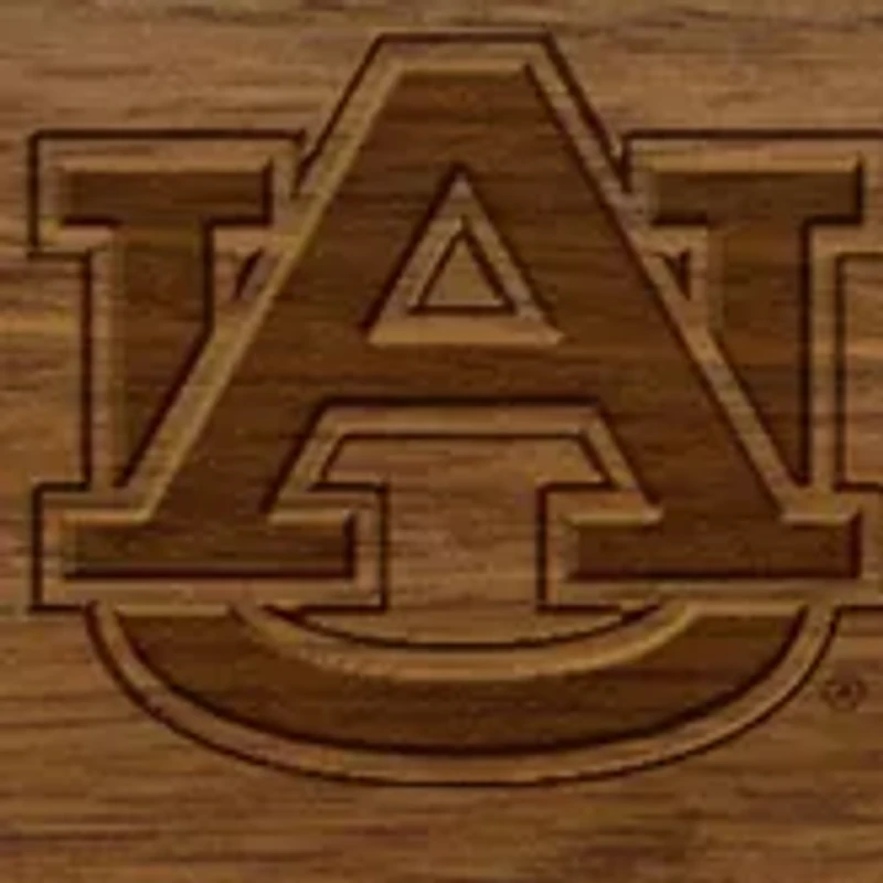 NCAA Auburn Tigers Delio Acacia Cheese Cutting Board and Tools Set