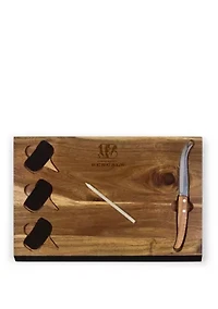 NFL Cincinnati Bengals Delio Acacia Cheese Cutting Board & Tools Set