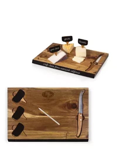 NFL San Francisco 49ers Delio Acacia Cheese Cutting Board & Tools Set