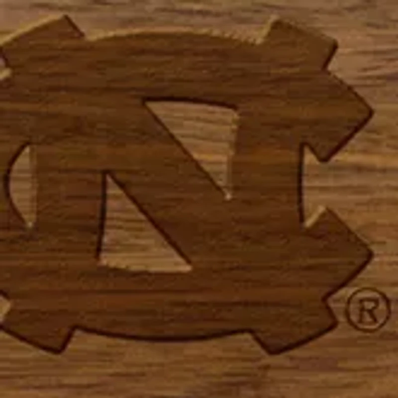 NCAA North Carolina Tar Heels Delio Acacia Cheese Cutting Board and Tools Set