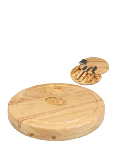 NCAA Oklahoma Sooners Circo Cheese Cutting Board & Tools Set