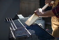 NCAA Ole Miss Rebels Hardwood BBQ Grill Scraper with Bottle Opener