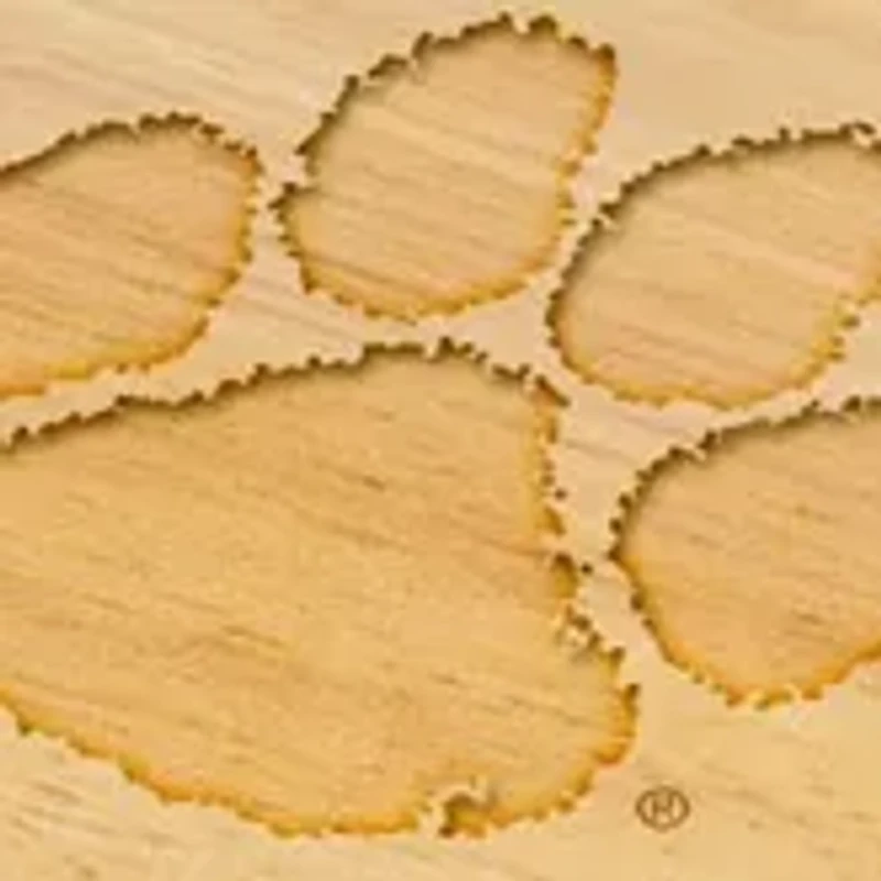 NCAA Clemson Tigers Brie Cheese Cutting Board & Tools Set