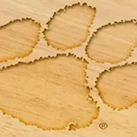 NCAA Clemson Tigers Brie Cheese Cutting Board & Tools Set