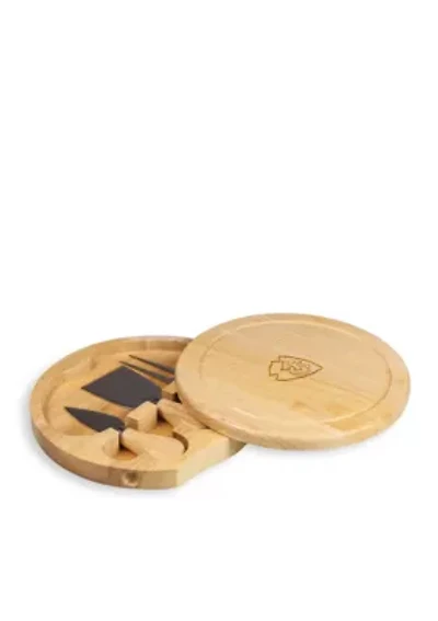 Kansas City Chiefs Brie Cheese Board and Tools Set