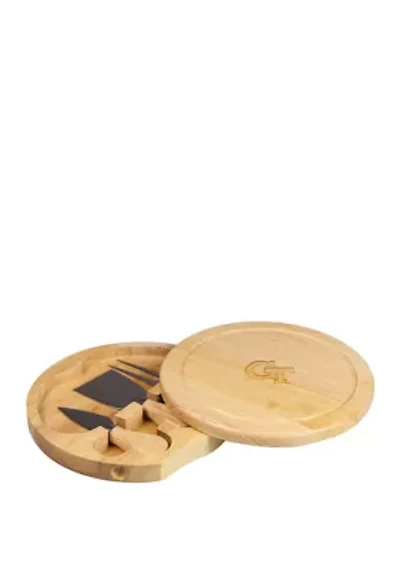 NCAA Georgia Tech Yellow Jackets Brie Cheese Cutting Board & Tools Set