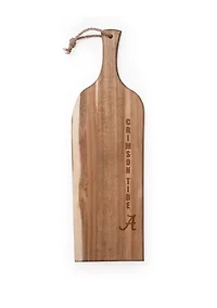 NCAA Alabama Crimson Tide Artisan 24 Inch Acacia Serving Plank and Cutting Board