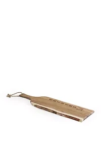 MLB Milwaukee Brewers Artisan 24 Inch Acacia Serving Plank