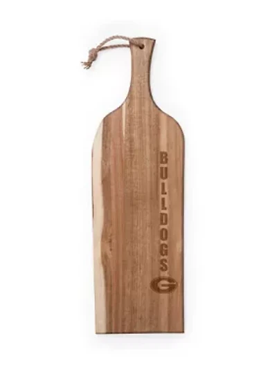 NCAA Georgia Bulldogs Artisan 24 Inch Acacia Serving Plank & Cutting Board