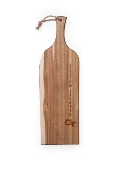 NCAA Georgia Tech Yellow Jackets Artisan 24 Inch Acacia Serving Plank & Cutting Board