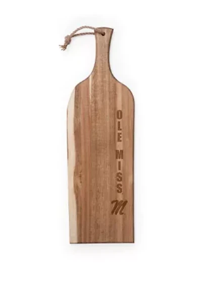 NCAA Ole Miss Rebels Artisan 24 Inch Acacia Serving Plank & Cutting Board