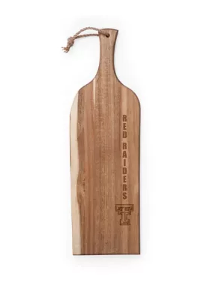 NCAA Texas Tech Red Raiders Artisan 24 Inch Acacia Serving Plank & Cutting Board