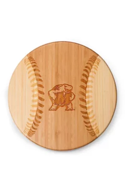 NCAA Maryland Terrapins Home Run! Baseball Cutting Board & Serving Tray