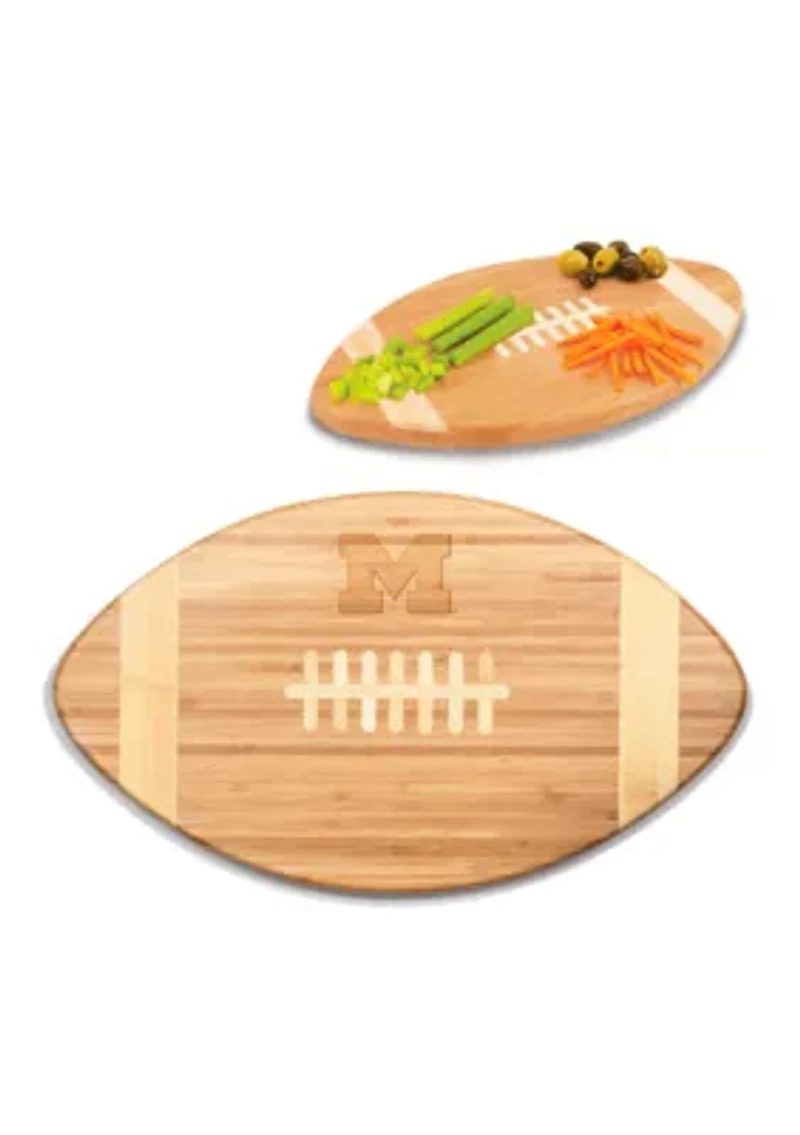 Michigan Wolverines Touchdown Pro Bamboo Cutting Board