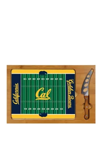 NCAA California Bears Icon Glass Top Cutting Board & Knife Set