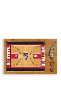 NCAA NC State Wolfpack Icon Glass Top Cutting Board & Knife Set