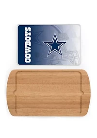 NFL Dallas Cowboys Billboard Glass Top Serving Tray