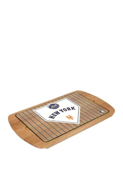 MLB New York Mets Billboard Glass Top Serving Tray