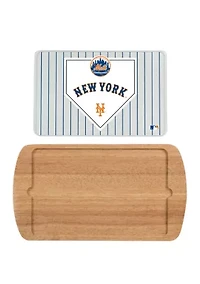 MLB New York Mets Billboard Glass Top Serving Tray