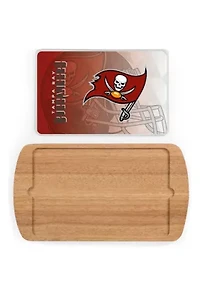 NFL Tampa Bay Buccaneers Billboard Glass Top Serving Tray