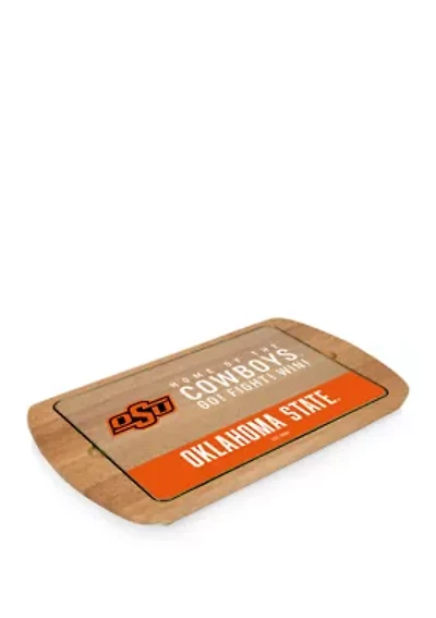 NCAA Oklahoma State Cowboys Billboard Glass Top Serving Tray