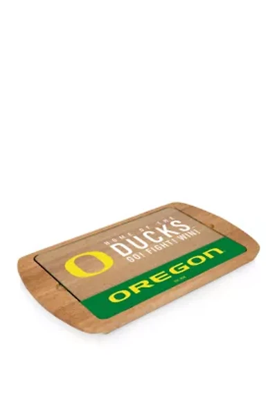 NCAA Oregon Ducks Billboard Glass Top Serving Tray