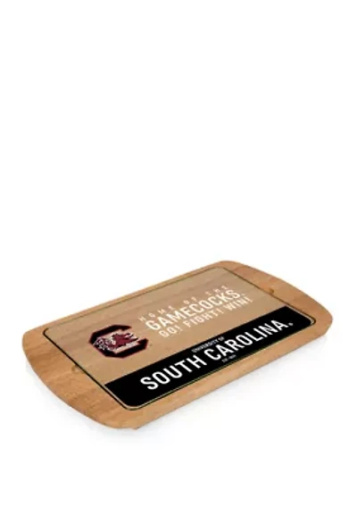 NCAA South Carolina Gamecocks Billboard Glass Top Serving Tray