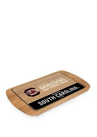 NCAA South Carolina Gamecocks Billboard Glass Top Serving Tray