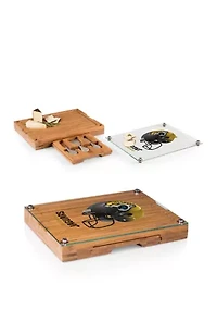 NFL Jacksonville Jaguars Concerto Glass Top Cheese Cutting Board & Tools Set