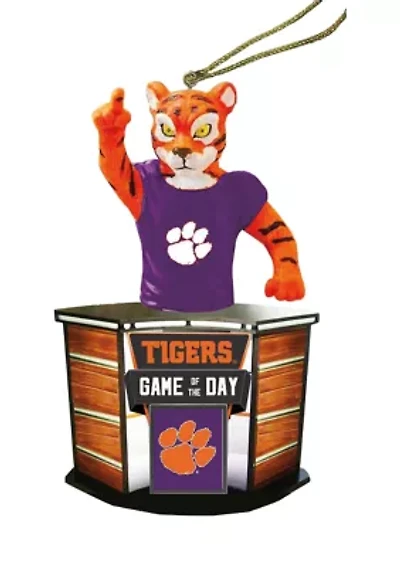 NCAA Clemson Tigers Game of the Day Ornament