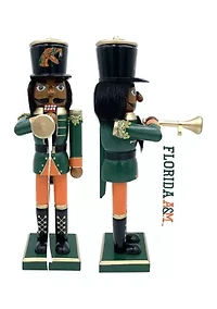NCAA Florida A&M Rattlers 14" Bugler Nutcracker