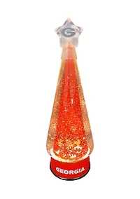 NCAA Georgia Bulldogs  Christmas Tree Glitter Globe