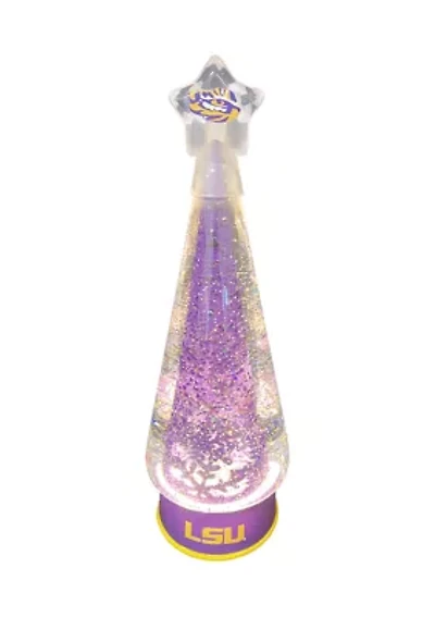 NCAA LSU Tigers  Tree Glitter Globe 