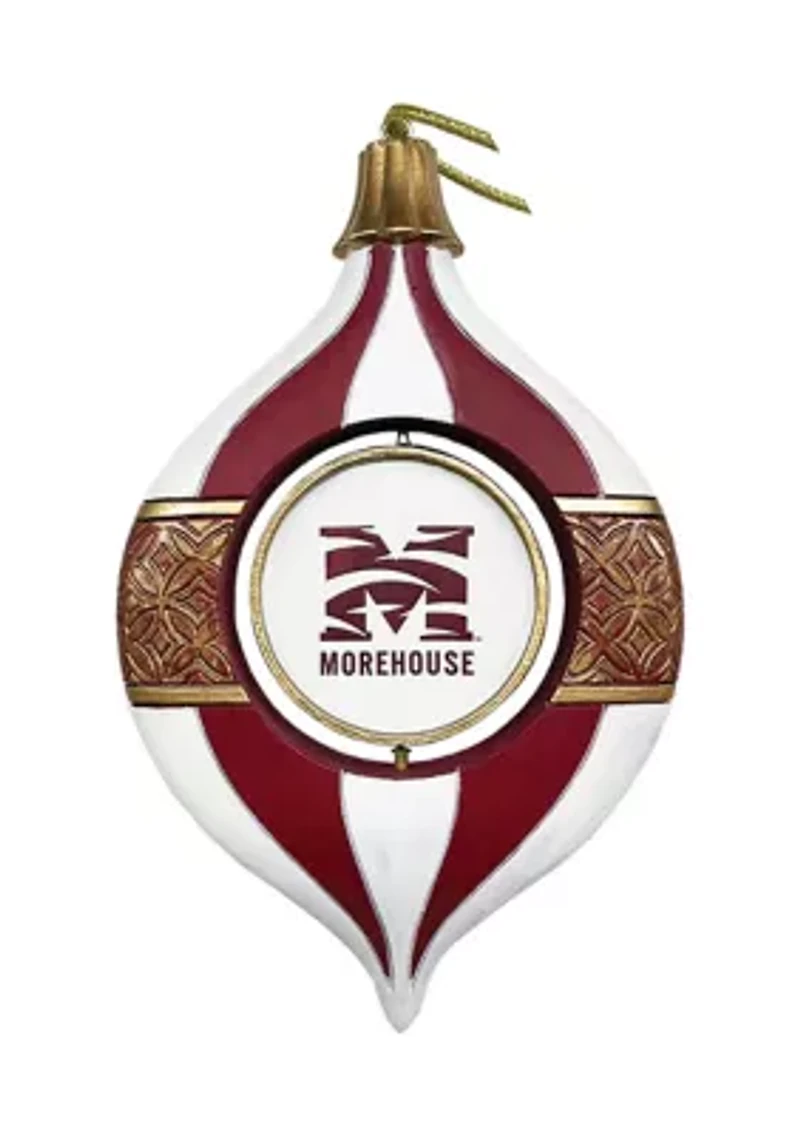 NCAA Morehouse Maroon Tigers 5.5" Spinning Bulb Ornament