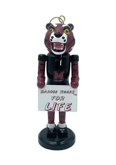 NCAA Morehouse Maroon Tigers 6" Nutcracker Ornament