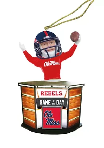 NCAA Ole Miss Rebels Game of the Day Ornament 
