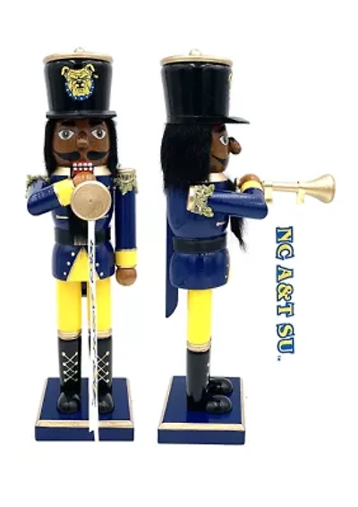 NCAA NC A&T Aggies 14" Bugler Nutcracker