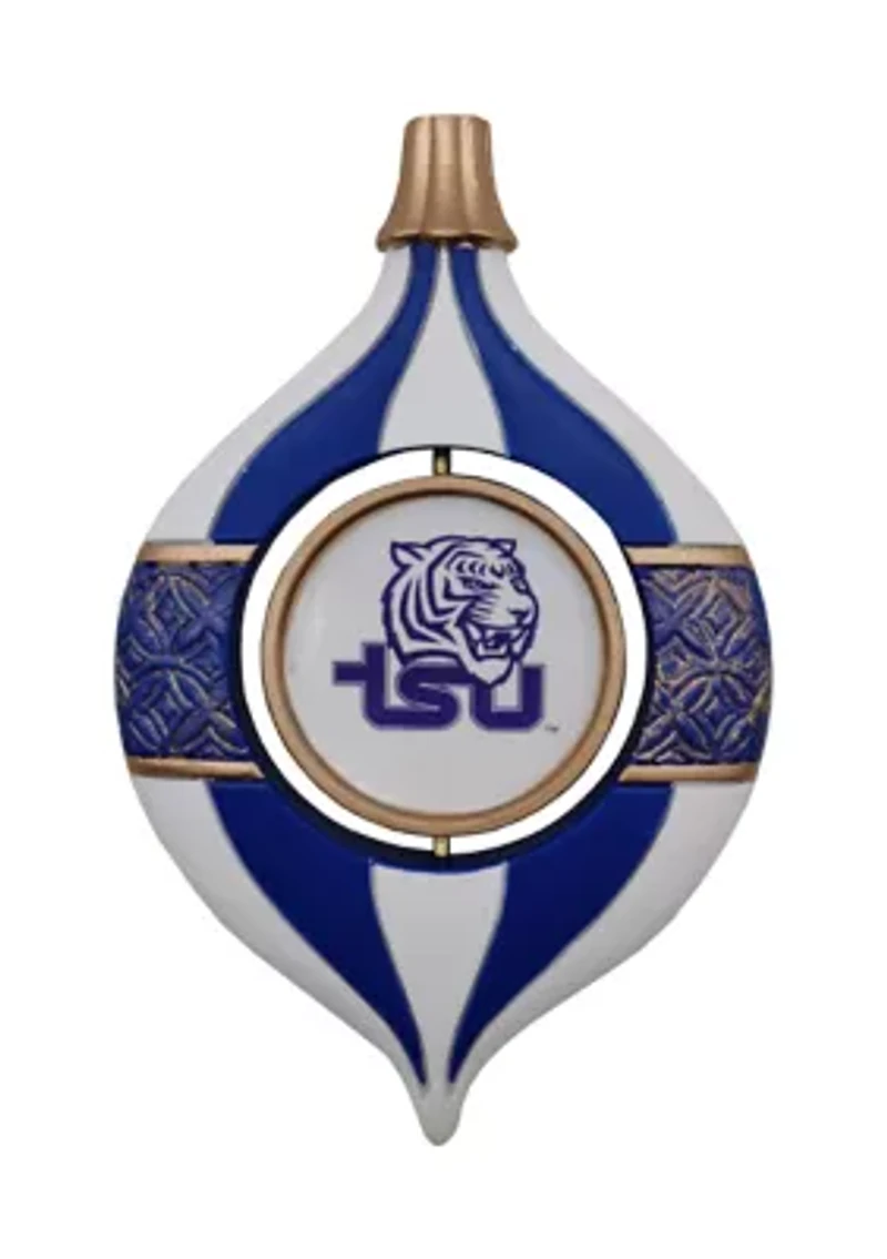 NCAA Tennessee State Tigers 5.5" Spinning Bulb Ornament