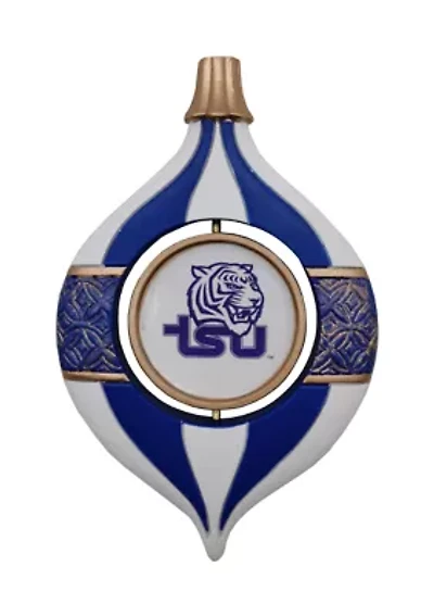 NCAA Tennessee State Tigers 5.5" Spinning Bulb Ornament