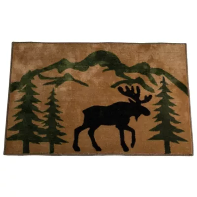 Moose Print Rug