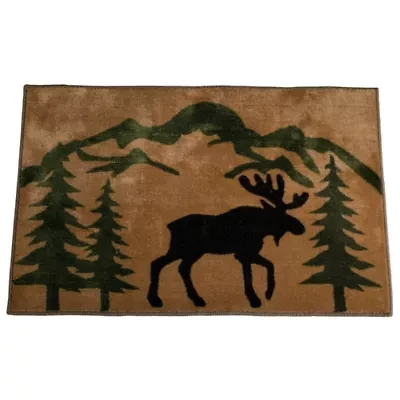 Moose Print Rug