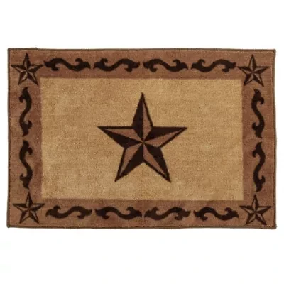 Star Scroll Motif Rug