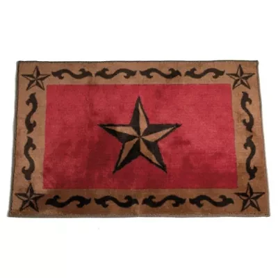 Star Scroll Motif Rug