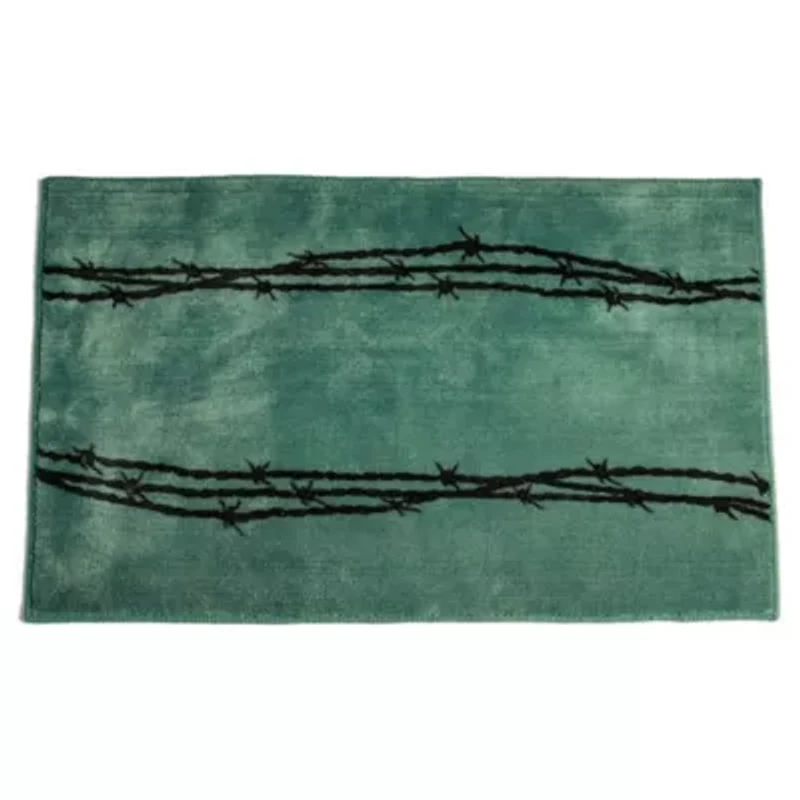 Barbwire Print Rug