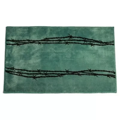 Barbwire Print Rug