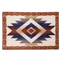 Aztec Blue & Terracotta Rug